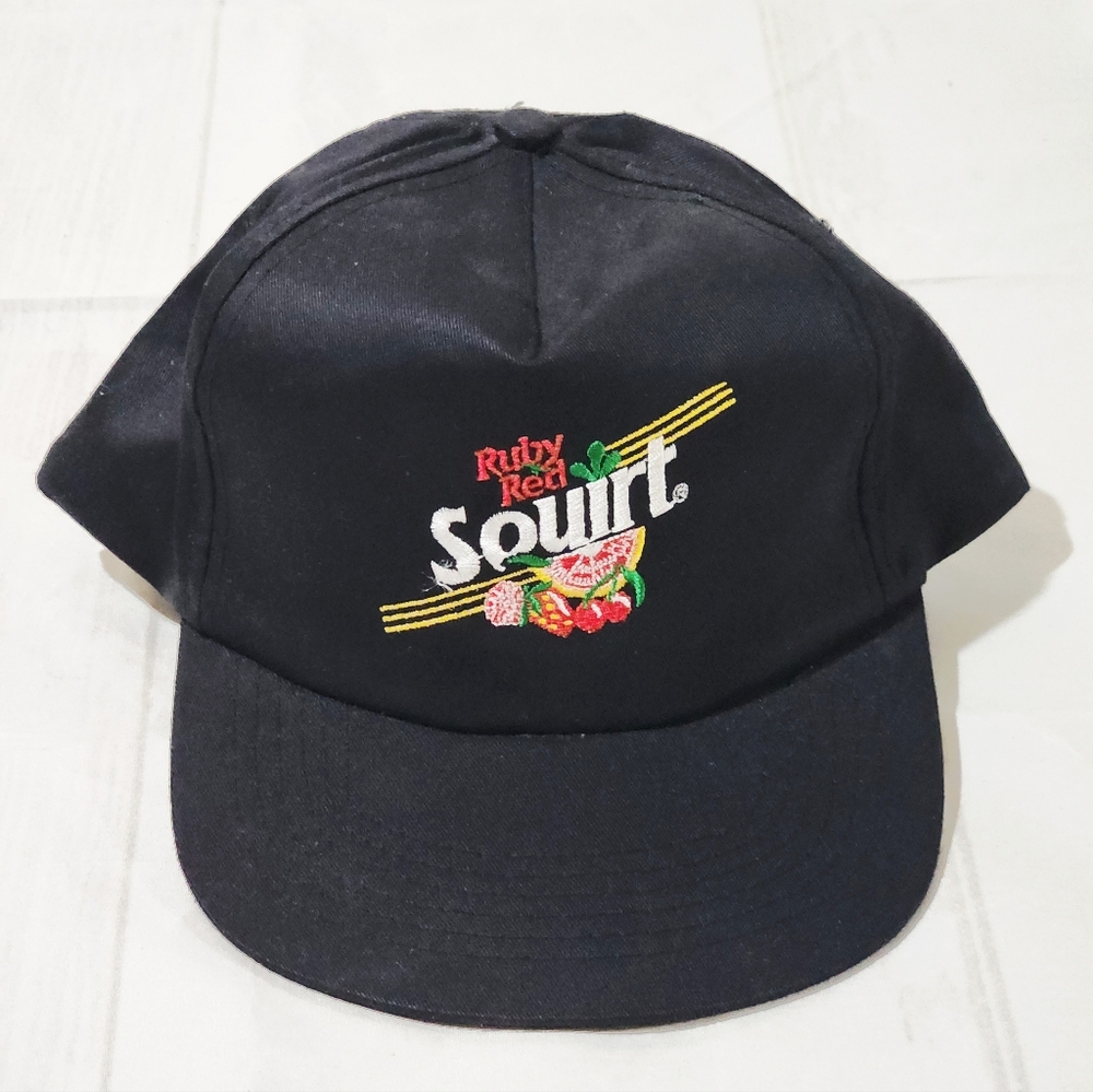 VERY RARE Vintage Red Ruby Squirt Snapback Hat